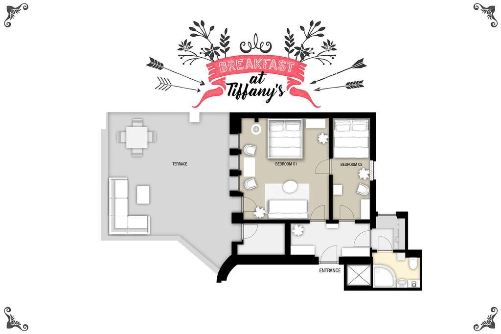 Apartamento A/c + Terrace Breakfast At Tiffany's Praga